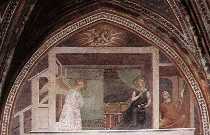 Barna da Siena The Annunciation oil painting image